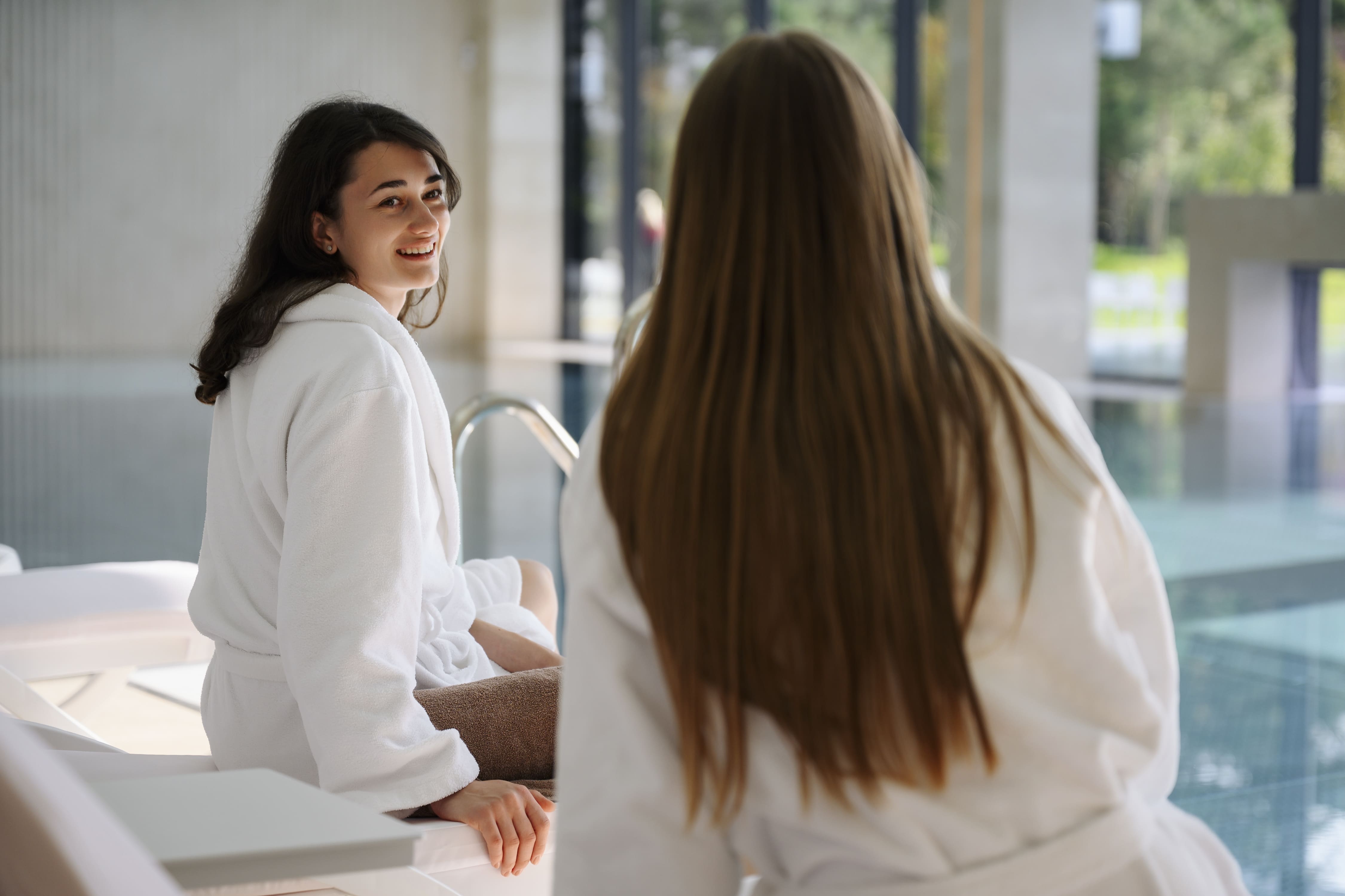 Круглогодичный бассейн санатория Кристалл в Сочи