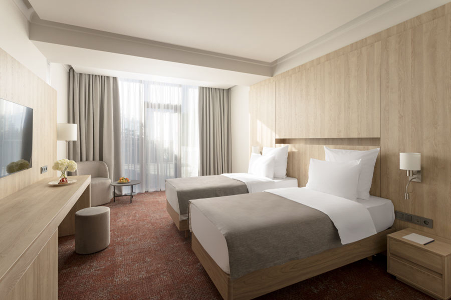 Дизайн номера Делюкс в санатории Кристалл