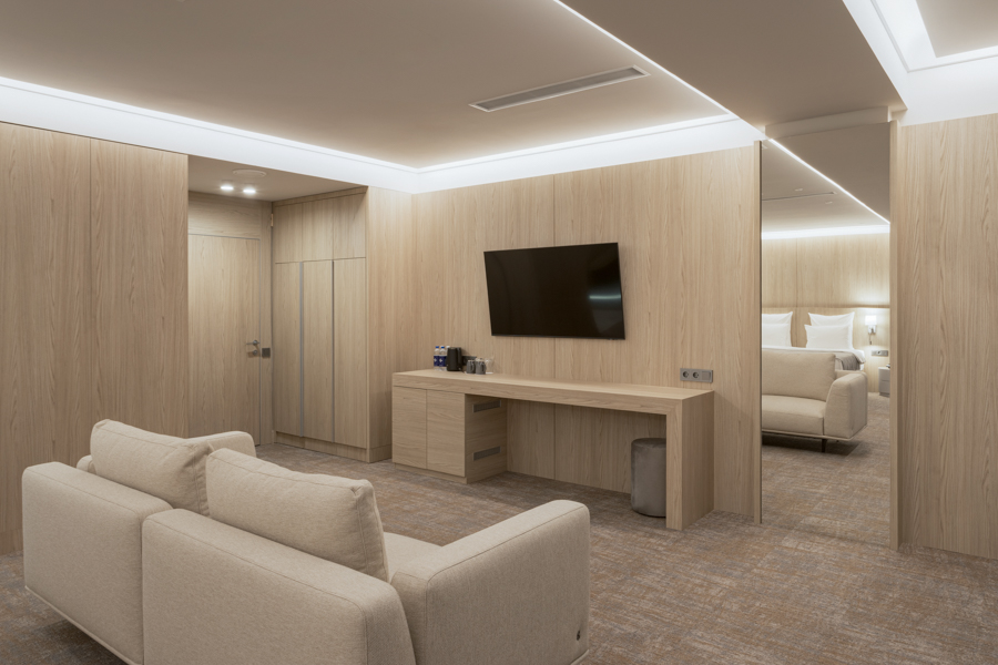 Дизайн номера Med Suite Crystal в санатории Кристалл