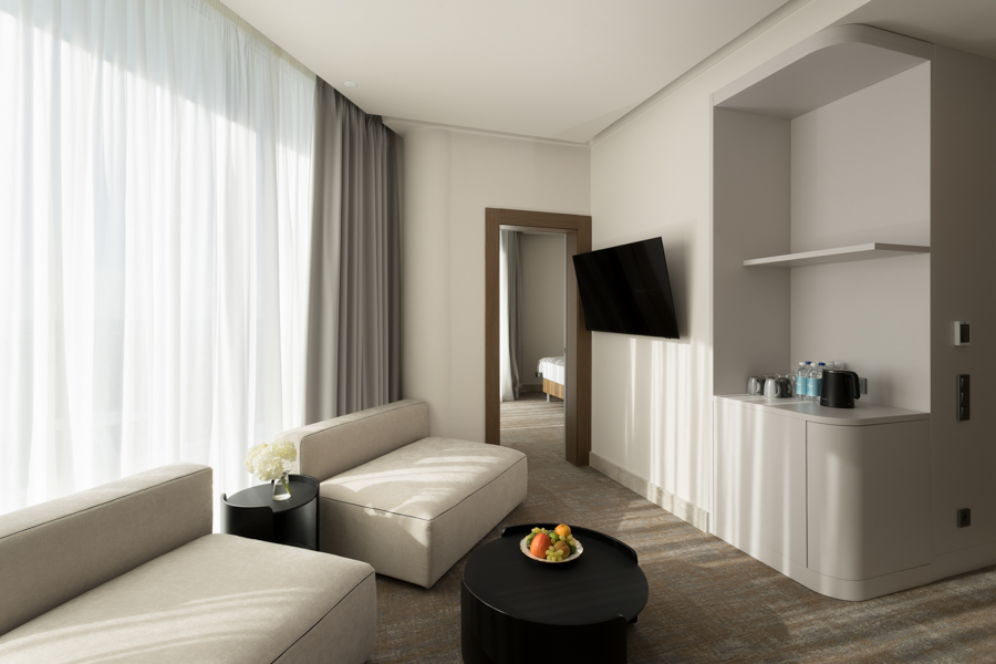 Дизайн номера Premium Suite в санатории Кристалл