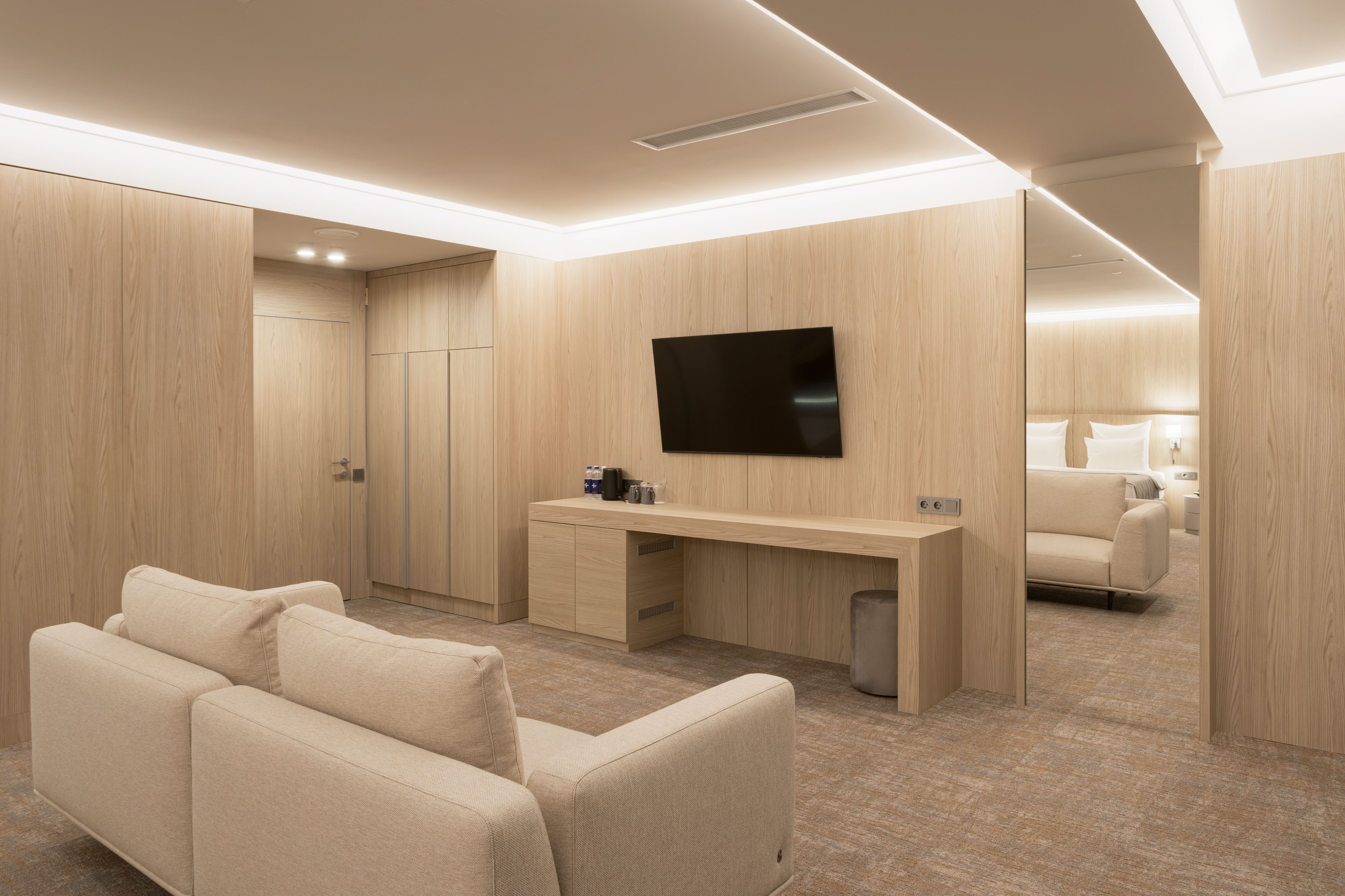 Дизайн номера Мед Сьюит "Кристалл" в санатории Кристалл