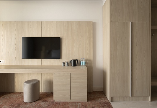 Номер Стандарт с видом во двор в санатории Кристалл